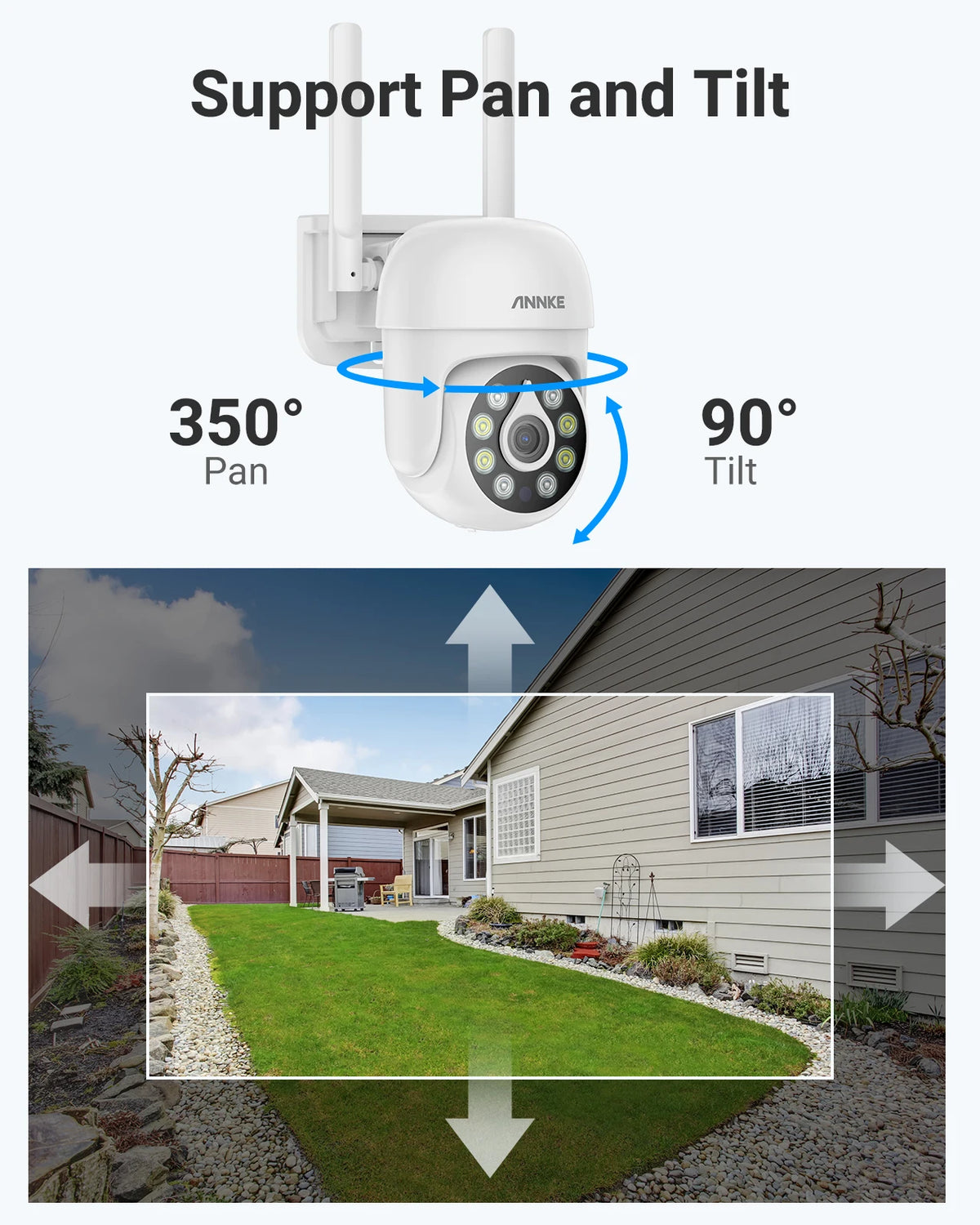 2-Pack 5MP Wireless IP Security Camera with Two-Way Audio