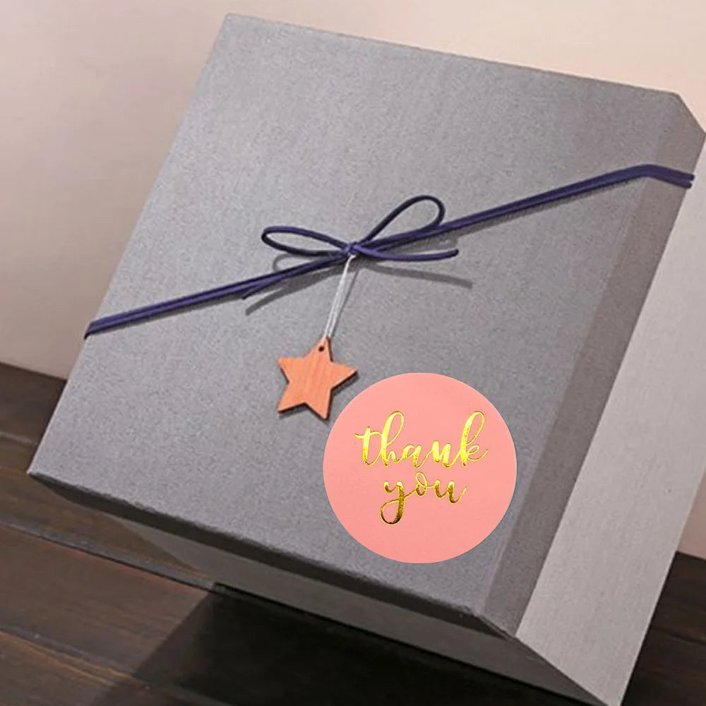 50-500ks 1 palcové modré nálepky Ďakujem na uzatváranie obálok štítky kancelárske potreby ručne vyrobené svadobné darčekové dekoračné nálepky