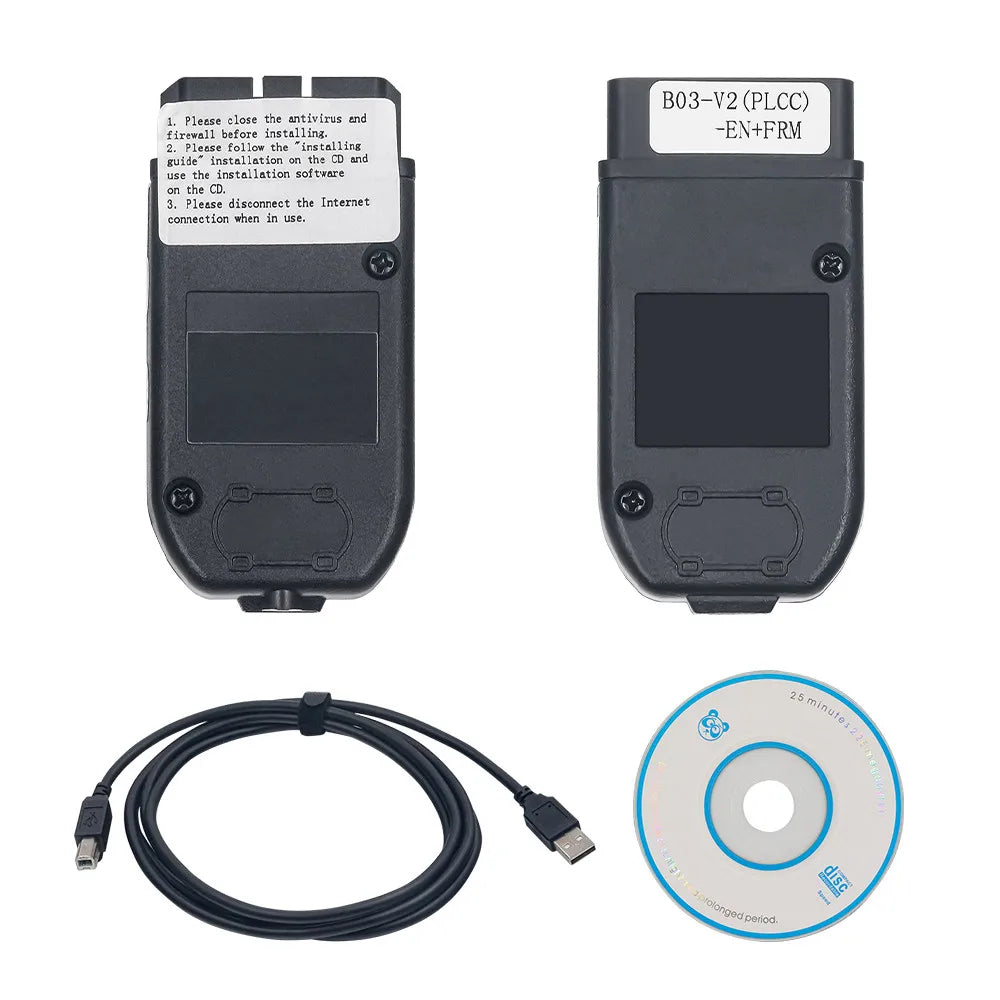 VAG HEX V2 OBD2-skanner USB-gränssnitt med V25.3-programvara