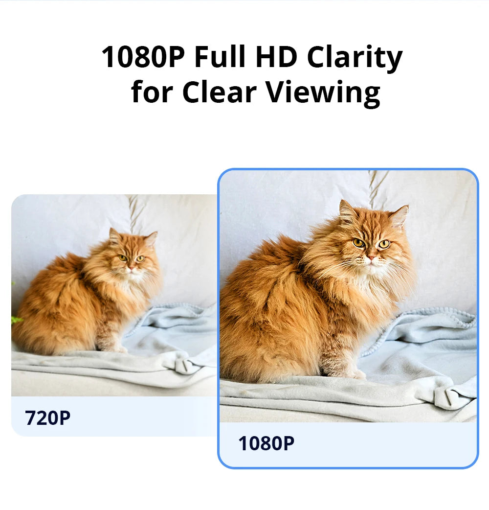1080P WiFi Home Security Camera with Motion Detection and Two-Way Audio