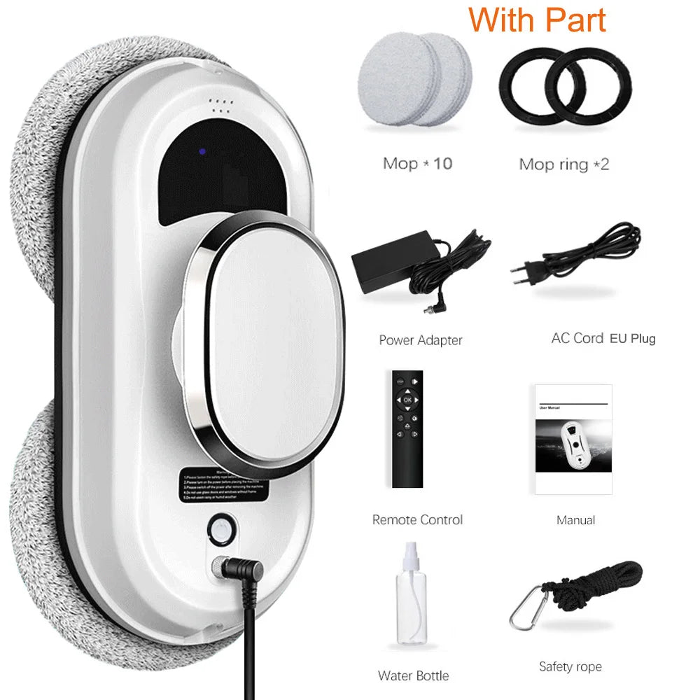 Robotický vysavač na okna pro bez námahy čištění skla