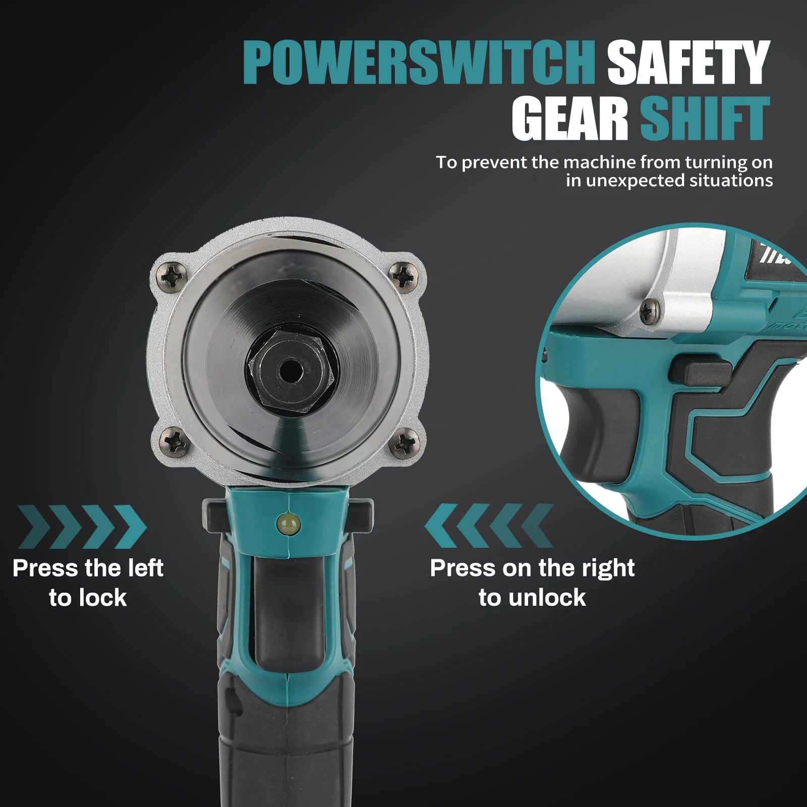 Cordless Electric Rivet Gun with Brushless Motor and LED Light