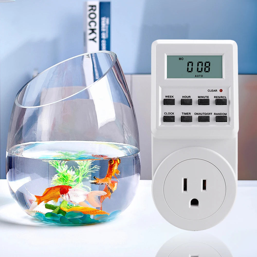Digital Plug-In Outlet Timer, Regional Plug Options