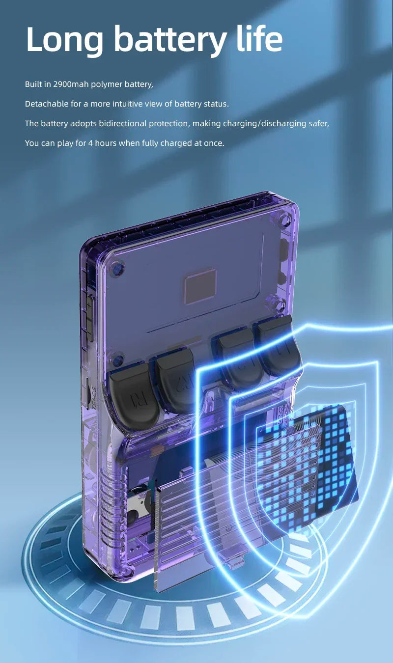 Console de jeu vidéo portable rétro R36S avec écran IPS 3,5"