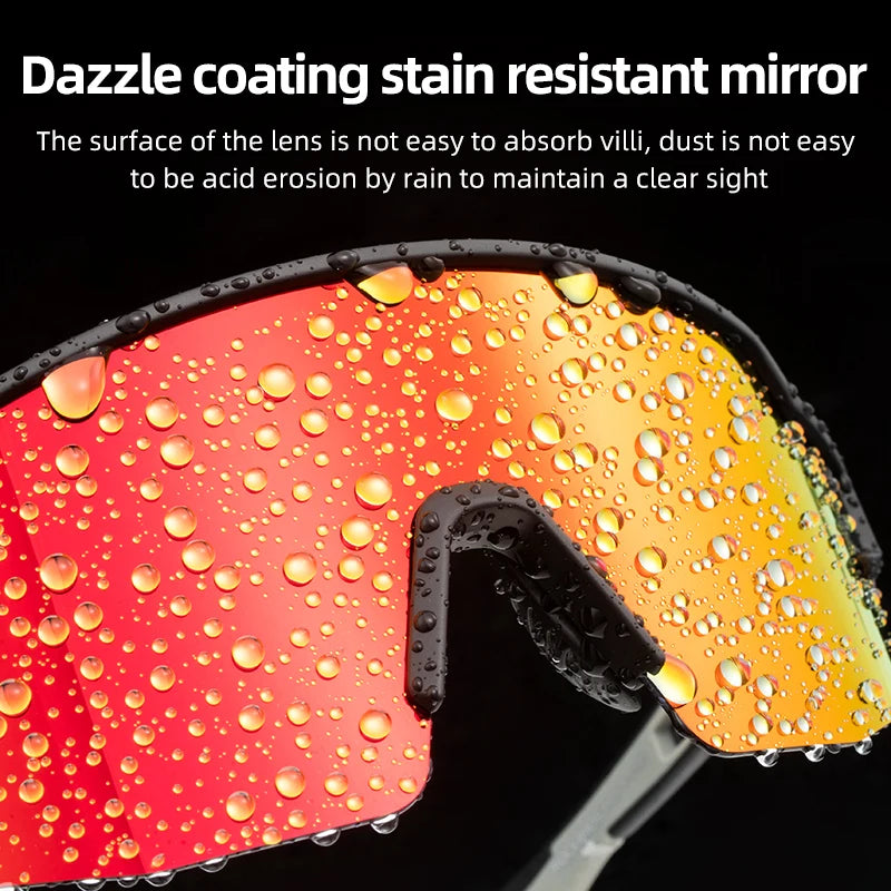 Occhiali da ciclismo ROCKBROS polarizzati con protezione UV400, occhiali da sole per bicicletta unisex fotocromatici, occhiali MTB e da strada