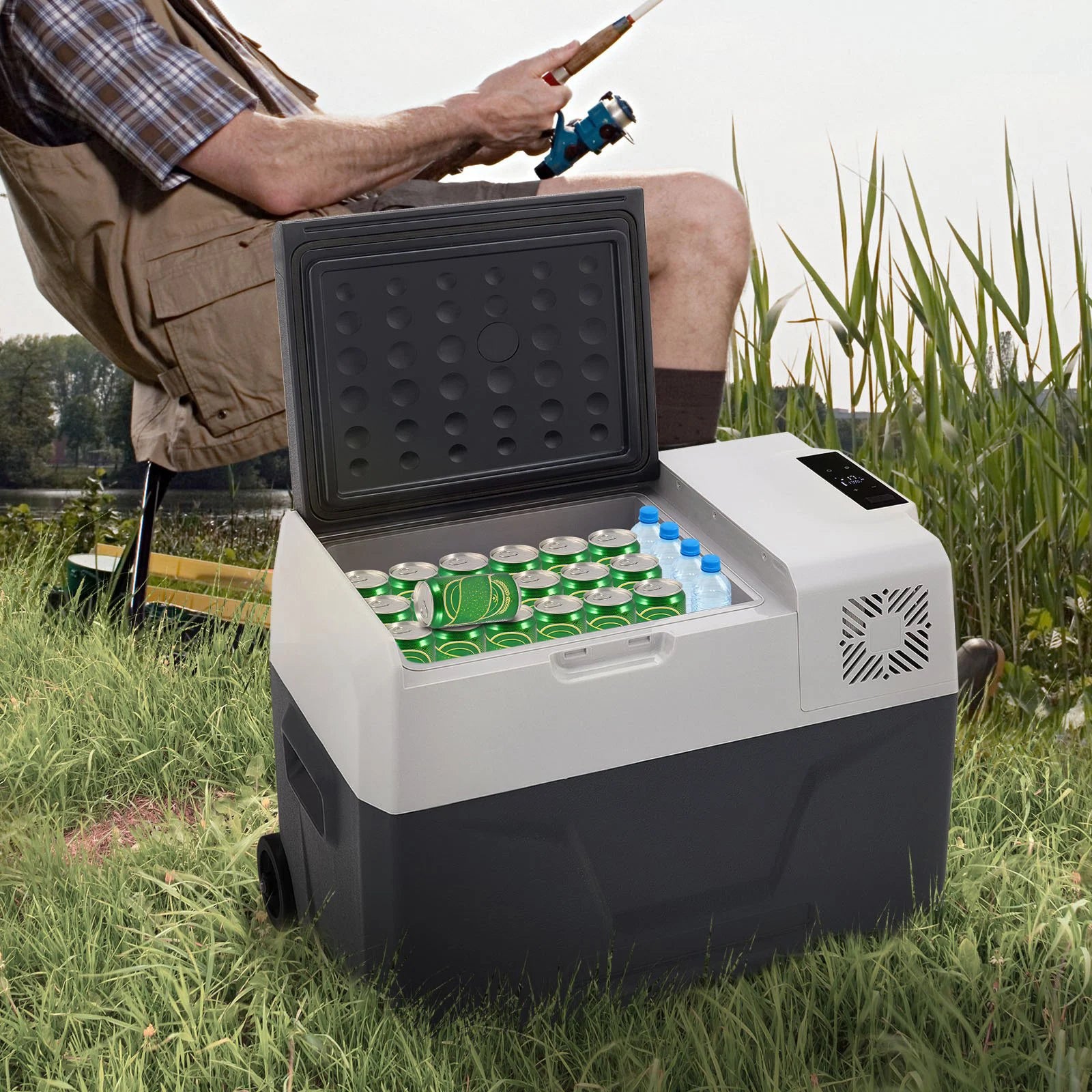 Portable 12V Car Refrigerator Freezer with Fast Cooling -20℃ to 50℉