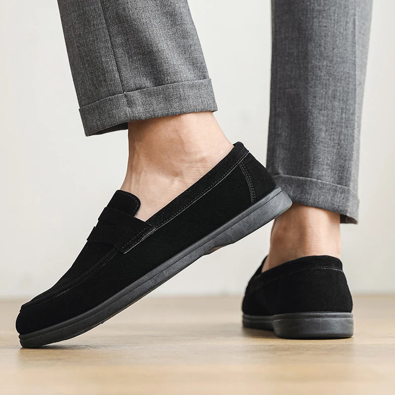 Men's Slip-On Loafers Lightweight Breathable Casual Walking Shoes