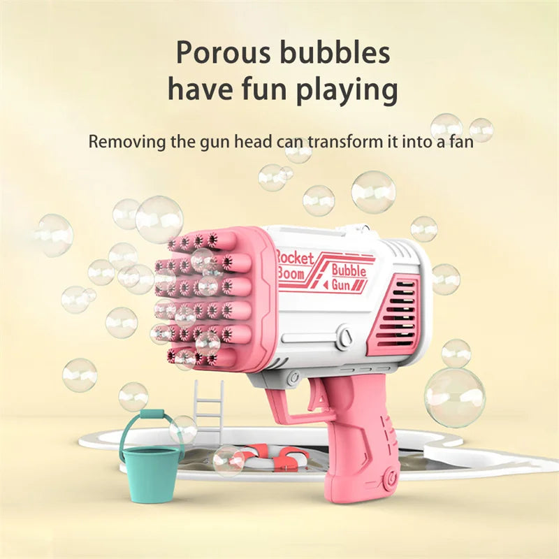32-Hole Handheld Electric Bubble Toy