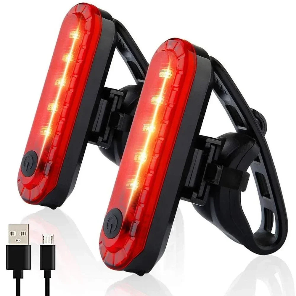 USB-Oplaadbaar Rood Fietsachterlicht