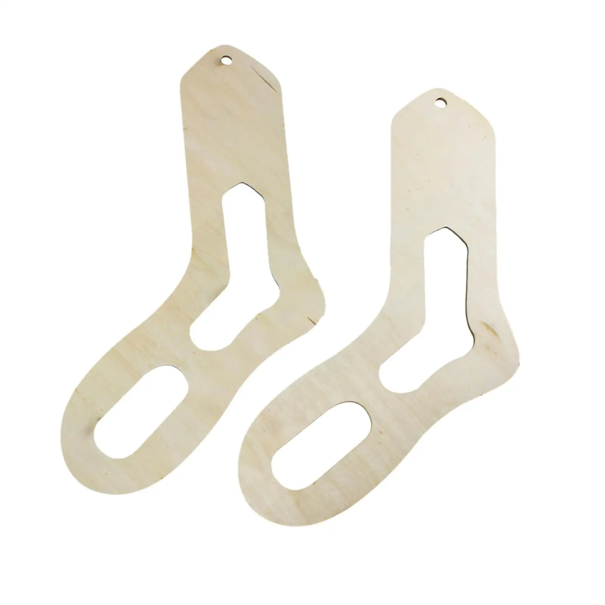 Wooden Sock Blockers — Pair