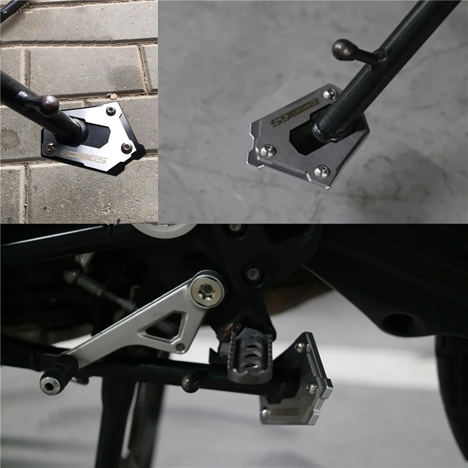 For R1250GS R1200GS Motorcycle Kickstand Side Stand Extension Pad For BMW R1250 R1200 GS Adventure R 1250 GSA gs1250 HP