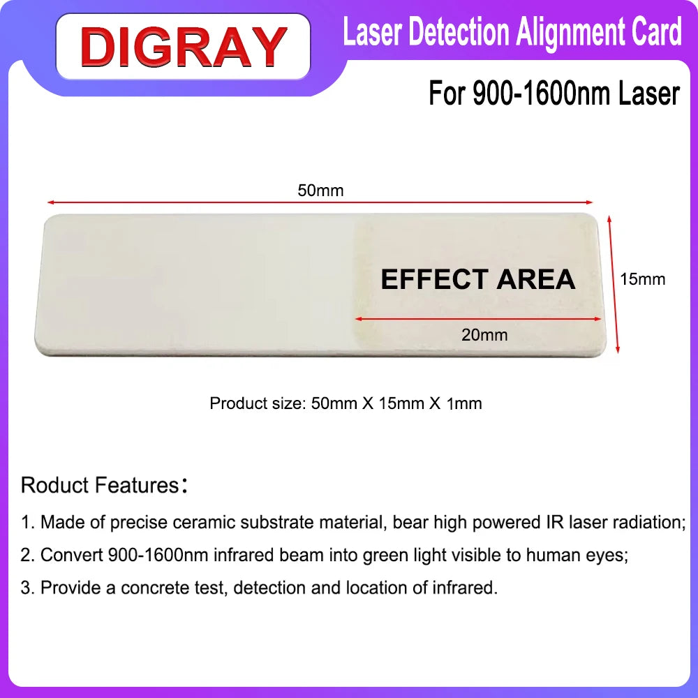 Infrared-laser justeringsdeteksjon kort
