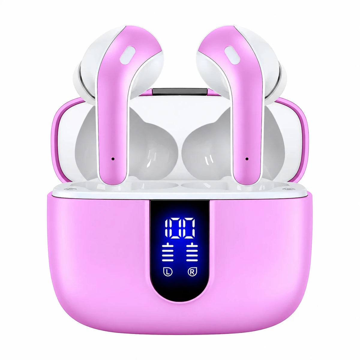 Wireless earbuds and charging case
