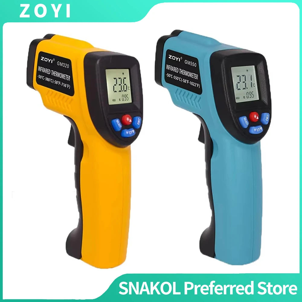 Infrared Surface Thermometer - Range Options
