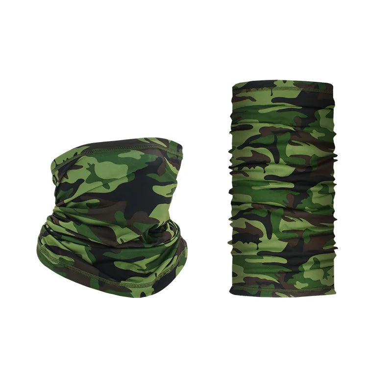 Bandana de sport extérieur tube militaire écharpe pêche cyclisme tactique randonnée couvre-visage cache-cou demi-masque bandeau hommes femmes