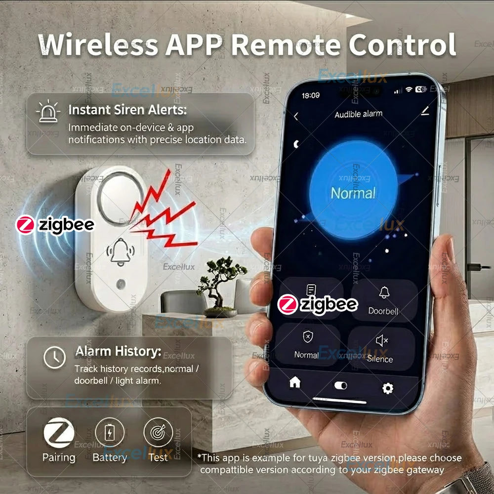 Zigbee Siren Alarm - Standard or Vibration Version