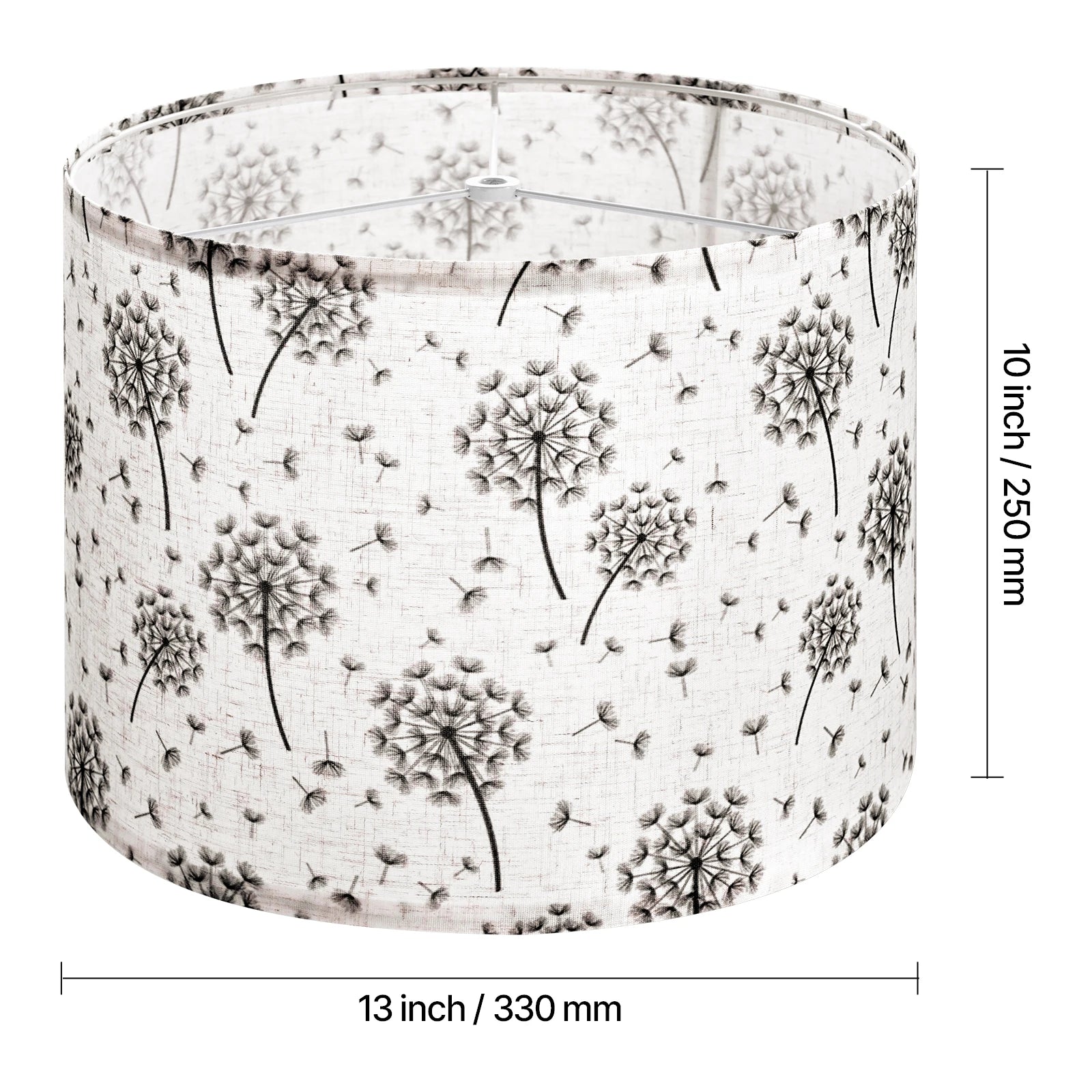 Medium Linen Drum Lamp Shade Replacement for Table Floor Lamps