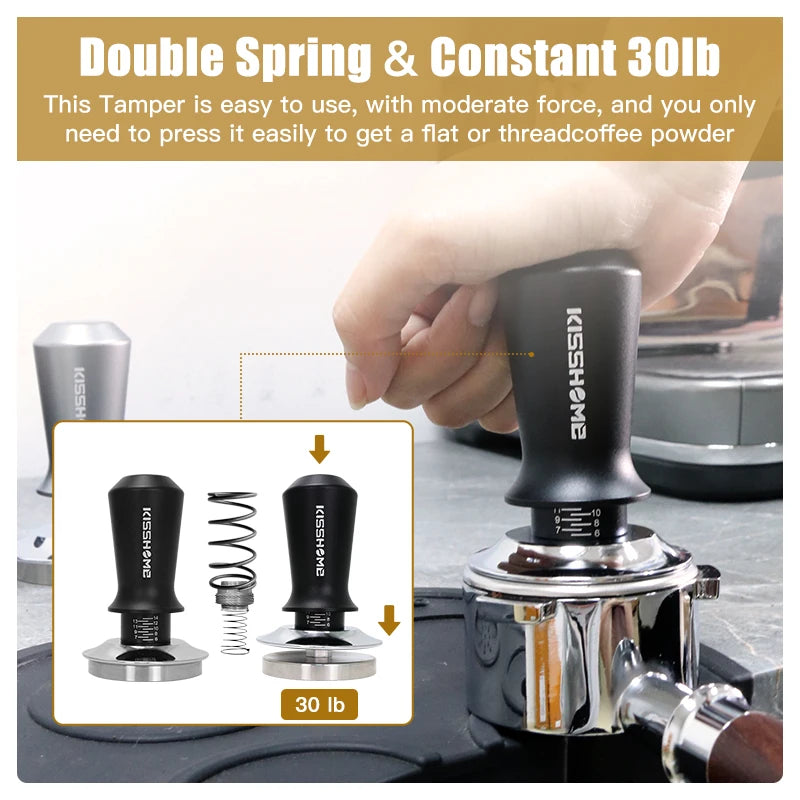 Tasseur ou distributeur d'espresso - options de diamètre