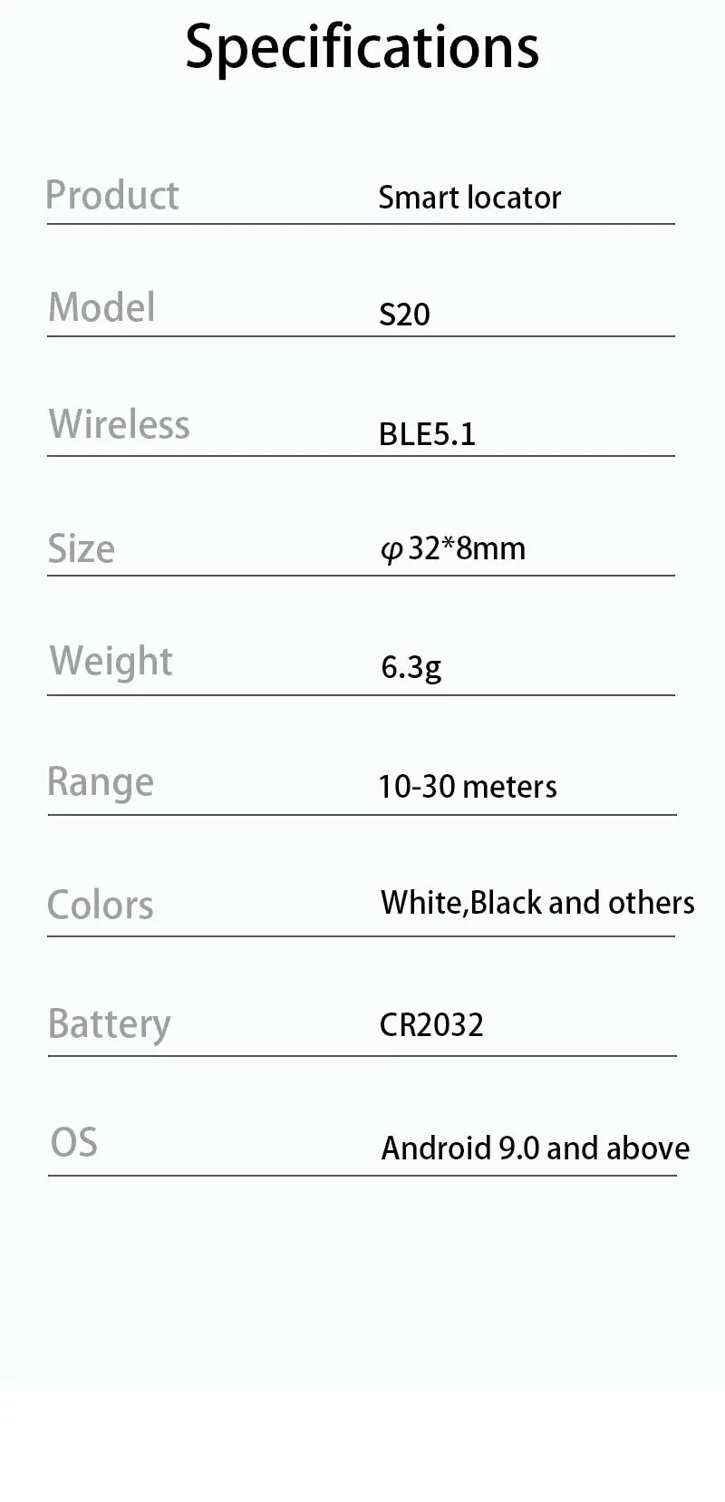 Google Find My GPS Tracker Android Airtag φορητό GPS Tracker Bluetooth εντοπιστής για ποδήλατο κλειδιά, ποτέ μην ξεχνάτε πράγματα
