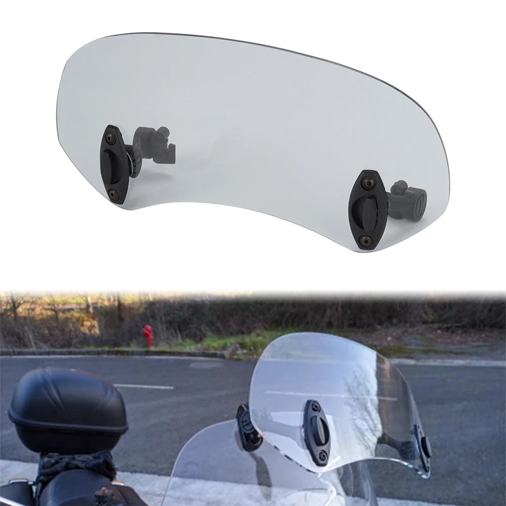 Motorcycle Windshield Extension Spoiler Windscreen Air Deflector For Suzuki VS 600 800 DL650 DL1000 DL250 V-STROM 650 1000 XT
