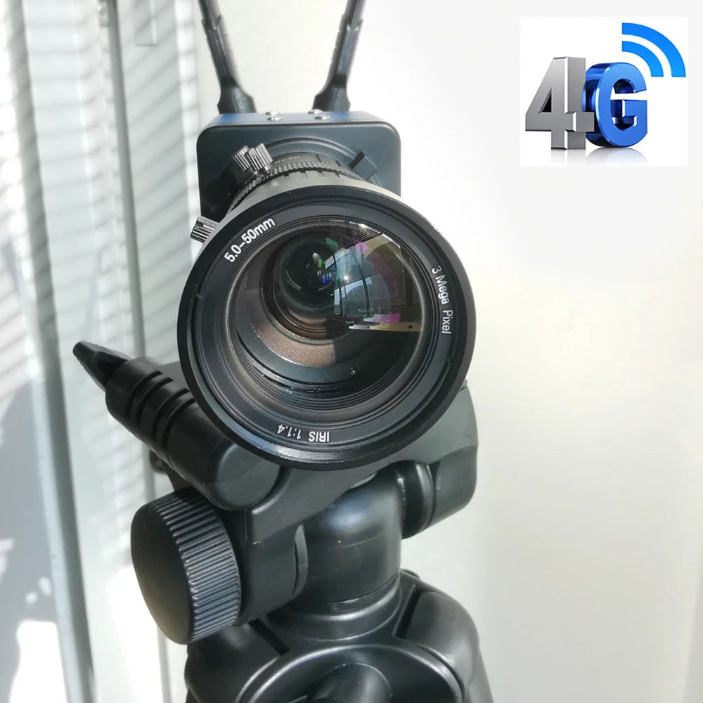 3G 4G beveiligingscamera met SIM-kaart audio 5MP 5-50mm lens