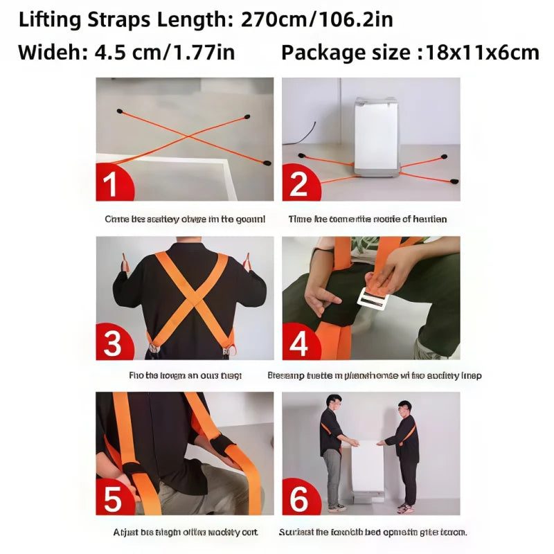 Two-Person Furniture Moving Strap