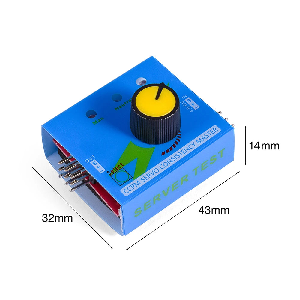 3-kanals RC-servosjekker og ESC-tester