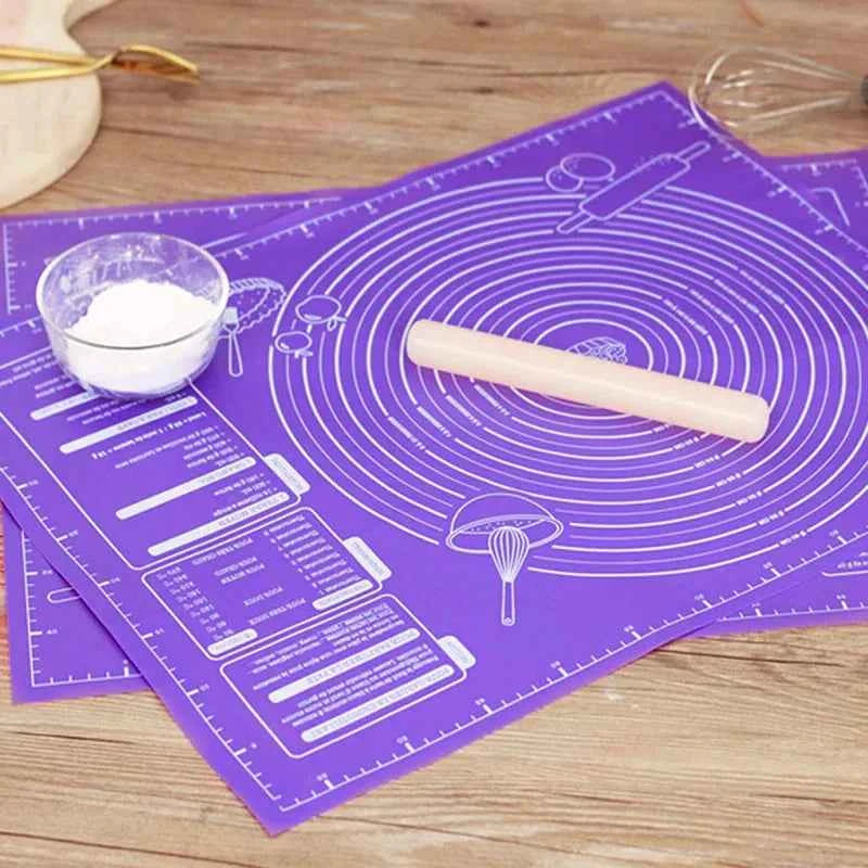 Silicone Dough Rolling Mat - Size Options