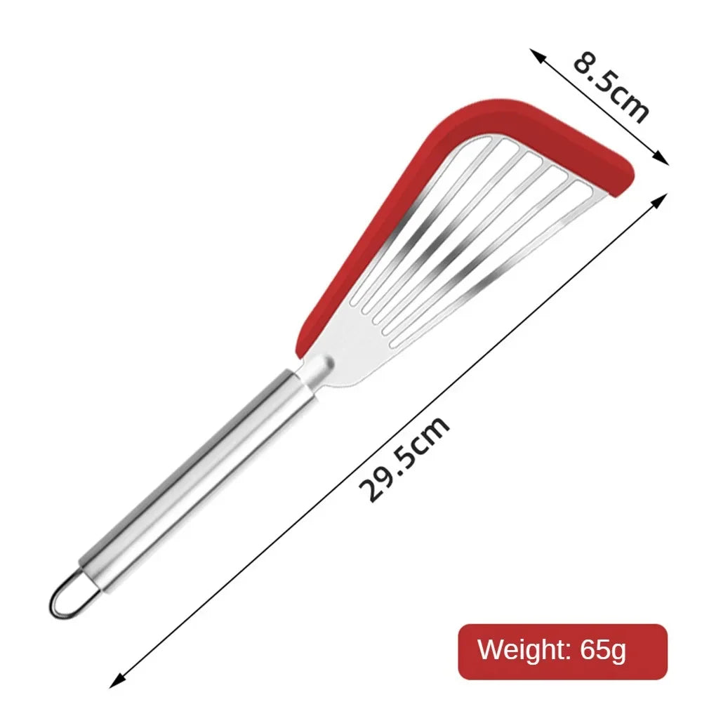 Kitchen Turner, Silicone/Steel Style Options