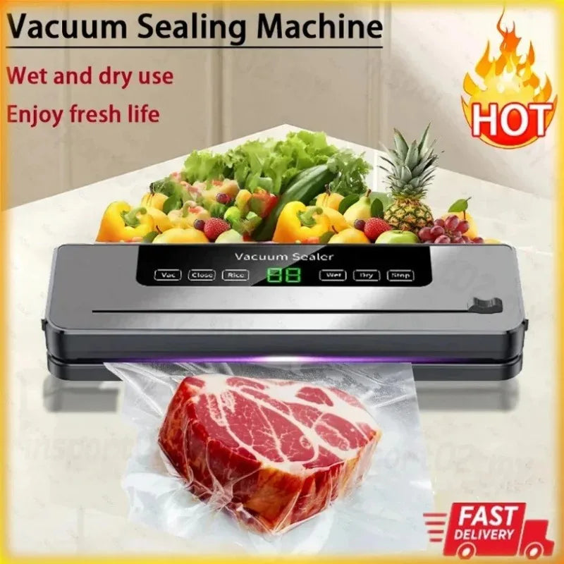 Scelleuse sous vide automatique pour aliments avec cutter intégré