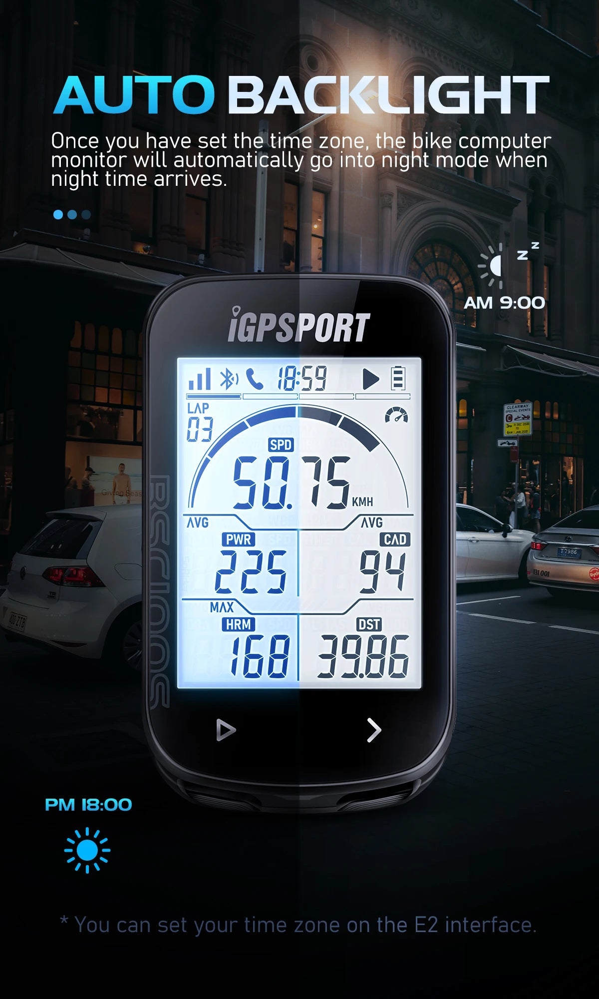 iGPSPORT BSC100S GPS Odometer Cycling Bike Computer Sensors Cycl Speedomet Riding Cycling Speedometer 2.6‘’ large screen