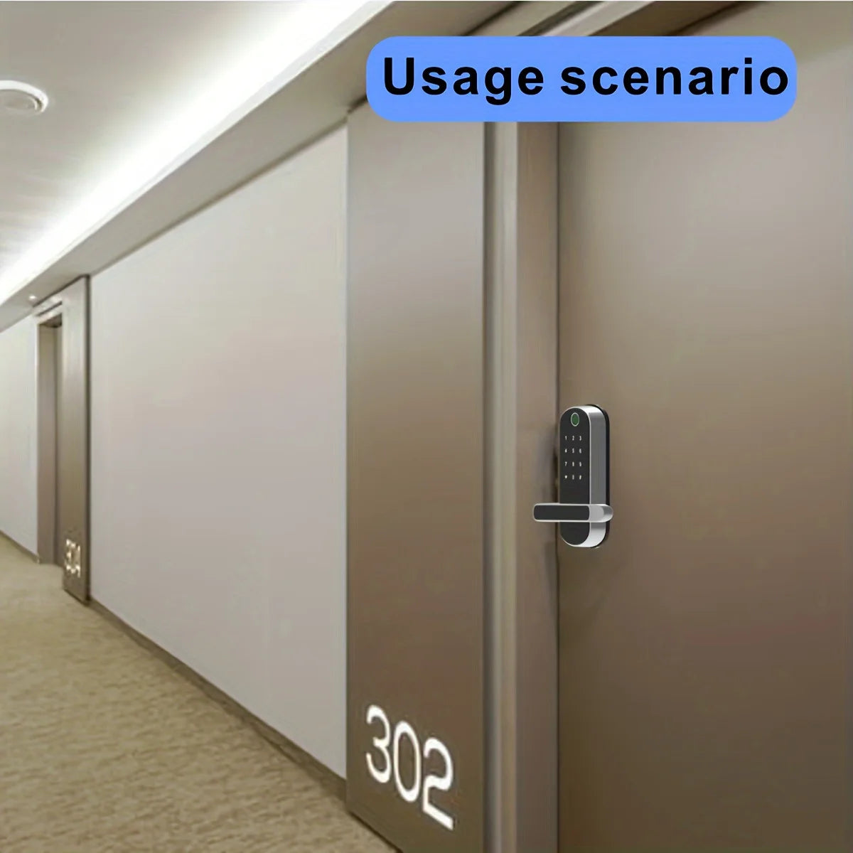 B05 Fingerprint and Keypad Door Lock