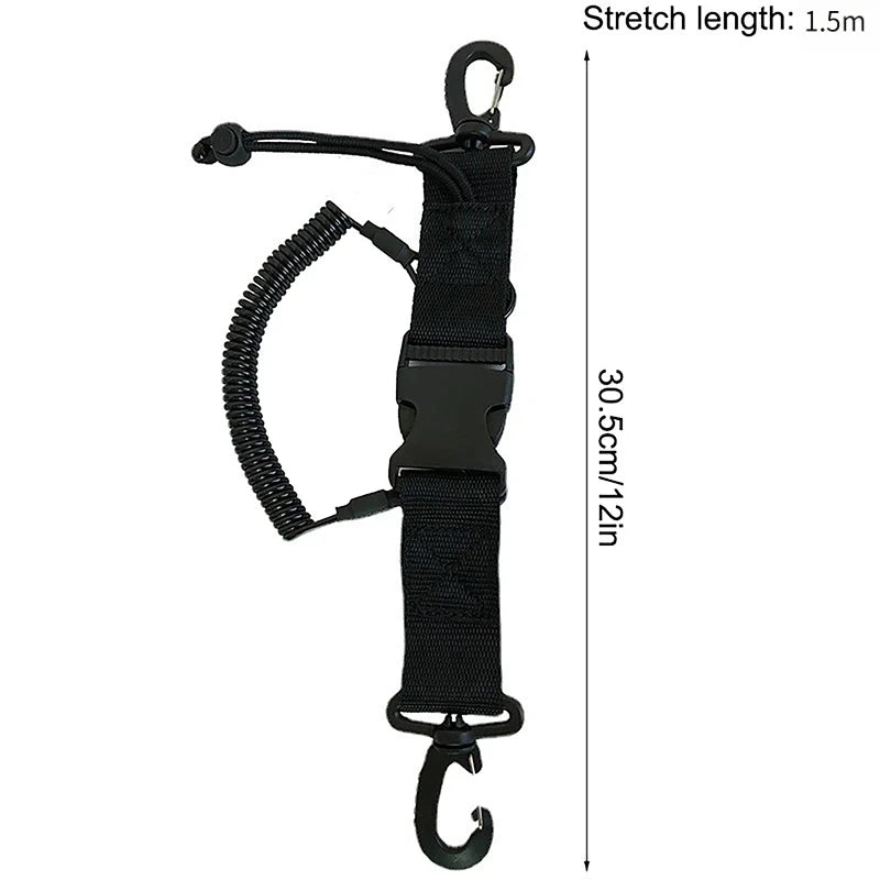 Camera Strap with Quick-Release Buckle and Clip