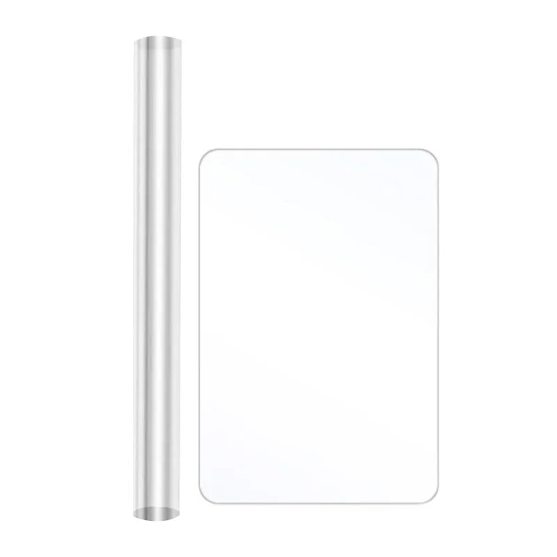 2/3Pièces ensemble d'outils en argile polymère avec 2 rouleaux en acrylique et planche, kit d'outils argile pour façonnage et modelage, outils céramiques