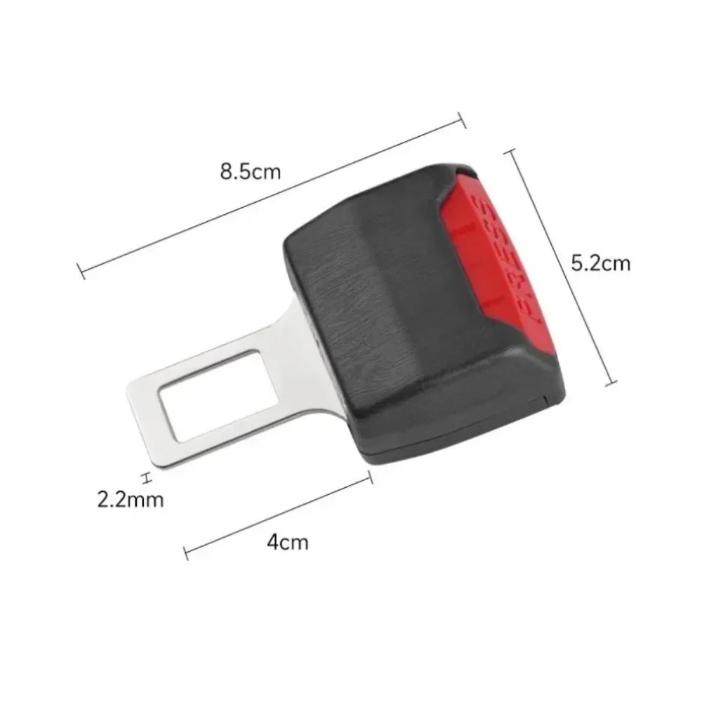 4PC Extenseur de clip de ceinture de sécurité voiture Serrure de ceinture Clip Buckle Insert Socket Extender Accessoire ceinture de sécurité