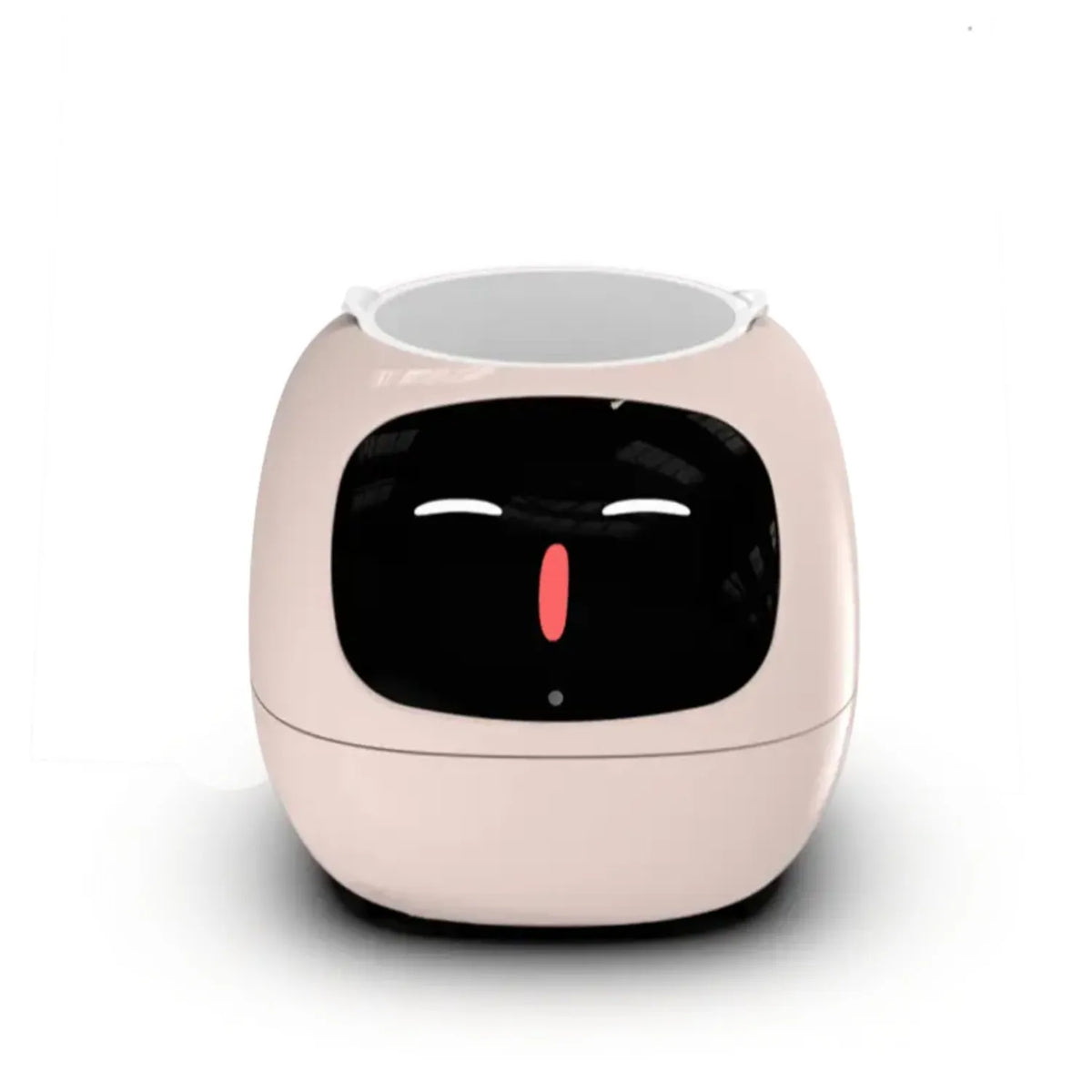 Pink Smart Planter with Expression Display