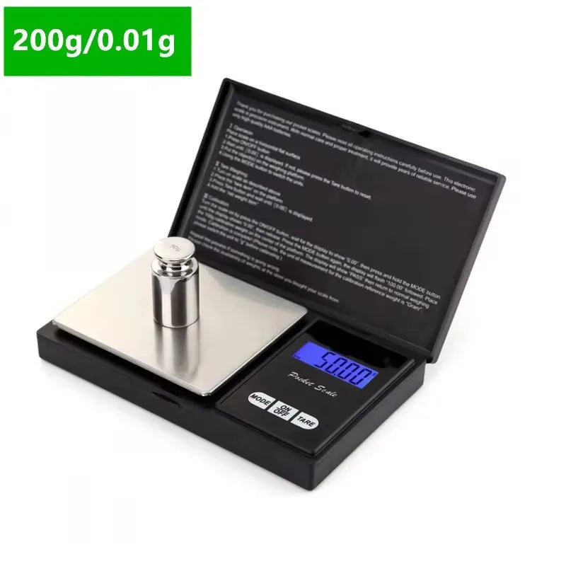 1000g 0.1g/200g 0.01g/500g 0.01g Portable Electronic Scales Jewelry Gold Gram Weight Balance Jewelry Electronic Scales