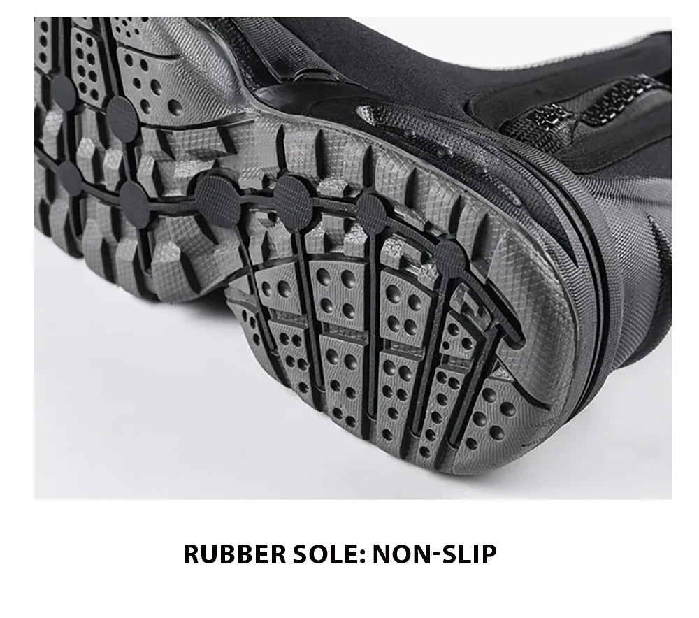 5mm Neoprene Dive Boots Wetsuit Side Zipper Men Women Snorkeling Scuba Diving Shoes Boots Water Sports Accessories