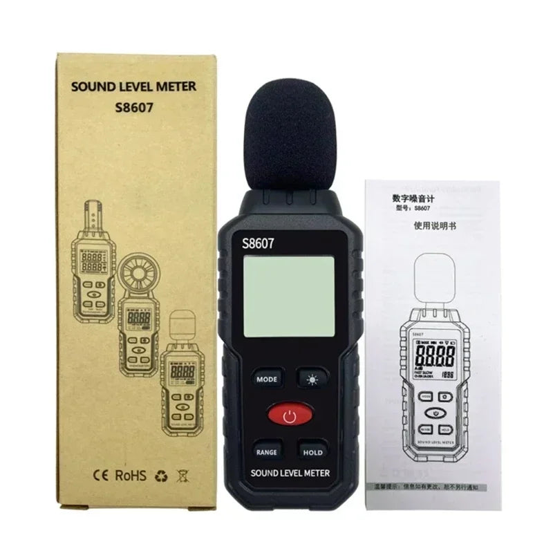 Sonómetro digital portátil, 30–130dB