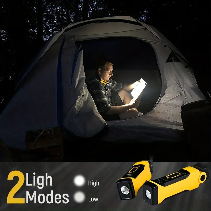 2 Pack Rechargeable LED Neck Reading Light Two Brightness Levels For Reading, Knitting, Camping & Repairing Led Work Light
