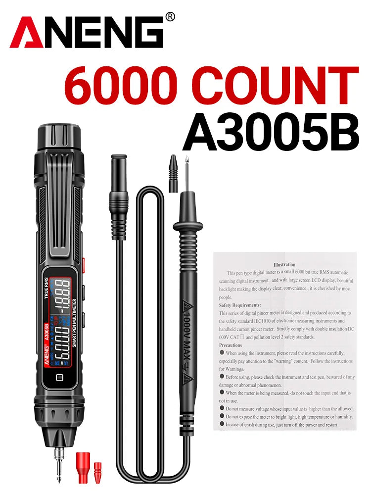 A3005B Pen-Style Digital Multimeter, Version Options