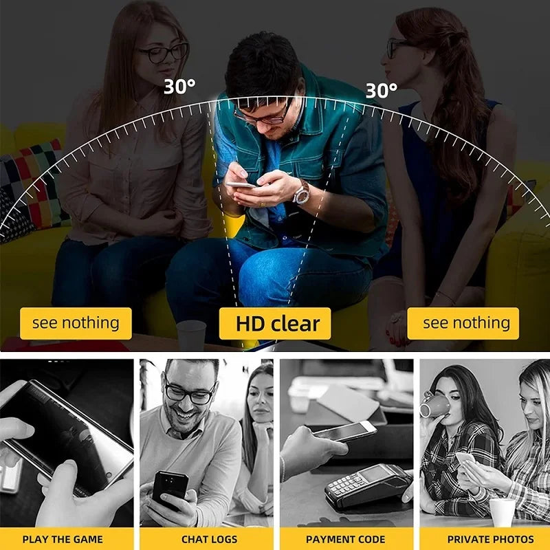 360° Integritet Magnetiskt Glasfodral med Linskydd för iPhone