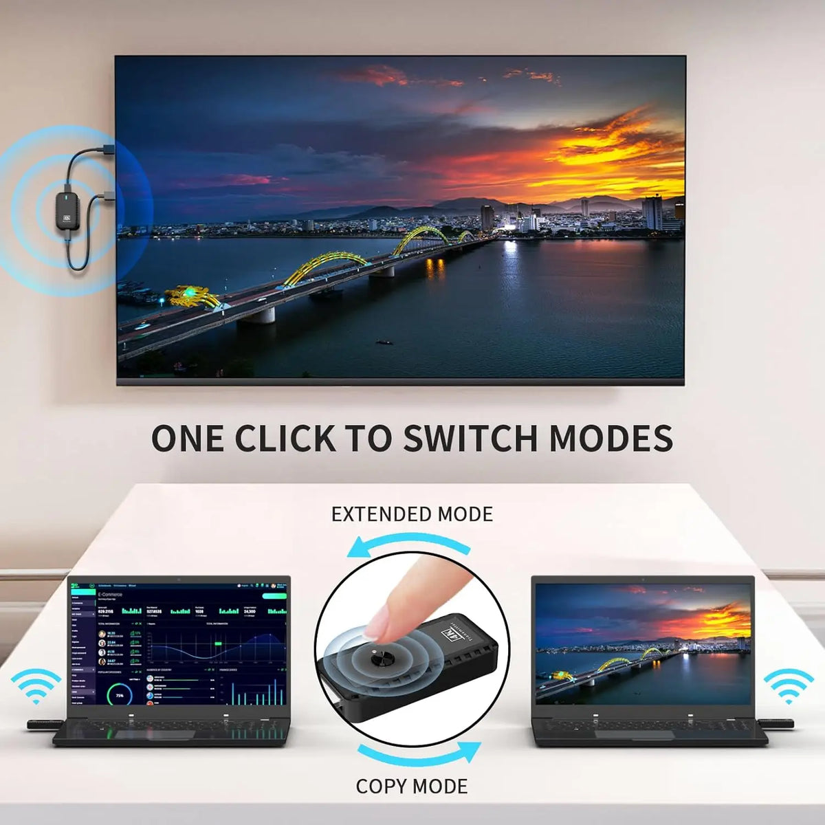 Wireless HDMI Extender Kit 30M 1080P/4K Plug & Play