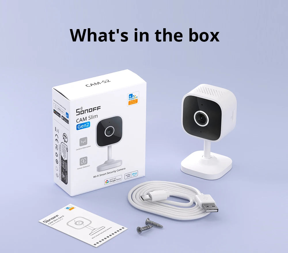 1080P WiFi Home Security Camera with Motion Detection and Two-Way Audio