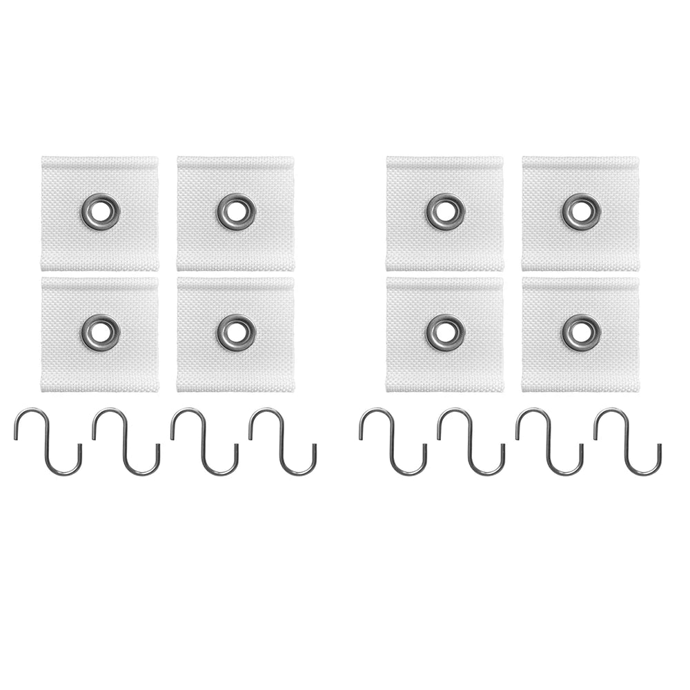 4Pcs S Shaped Camping Awning Hooks Clips Durable RV Tent Hangers Light Hangers with Holes Practical Caravan Camperb Accessories