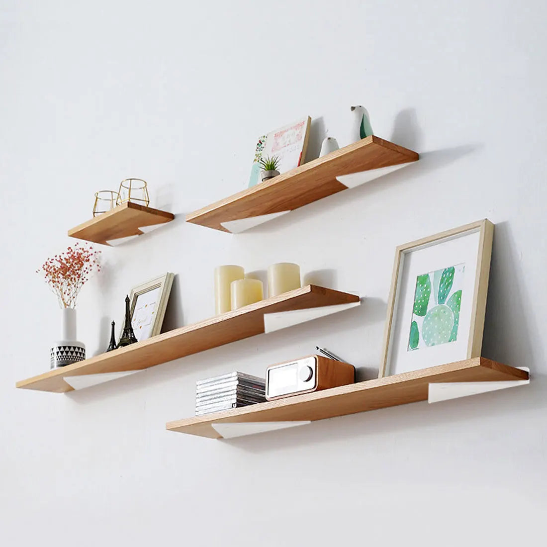 Concealed-Style Shelf Bracket, 8.5/14/17cm
