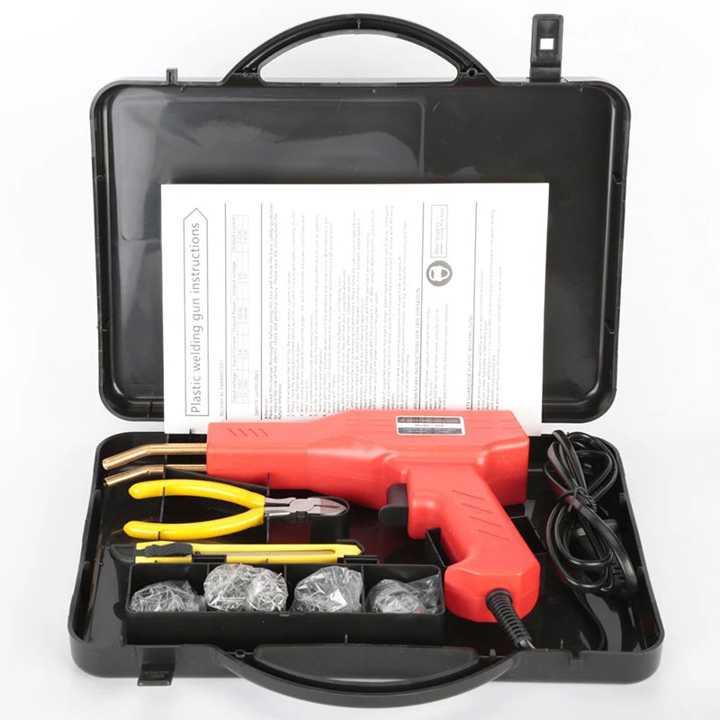Saldatore a plastica con pistola termica per riparazione paraurti kit torcia