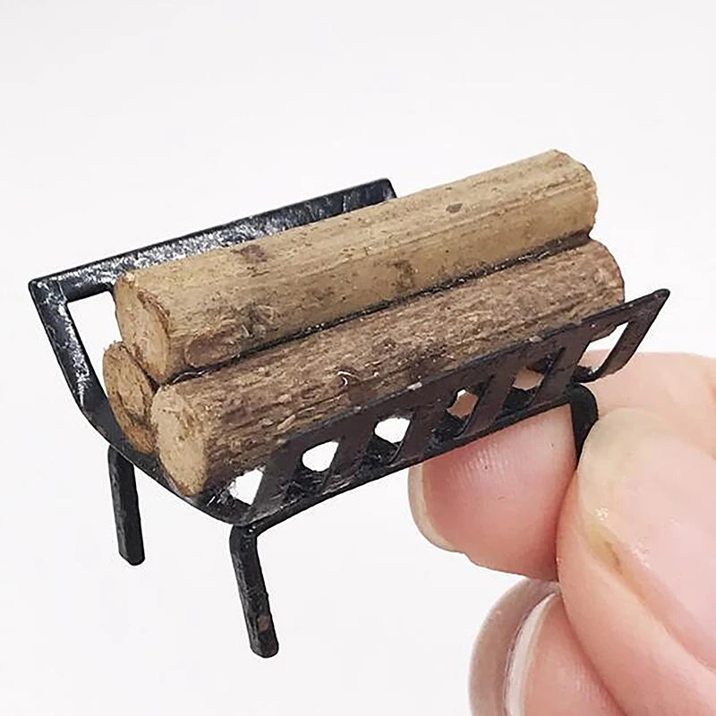 Miniature Firewood and Bonfire Scene Accessories