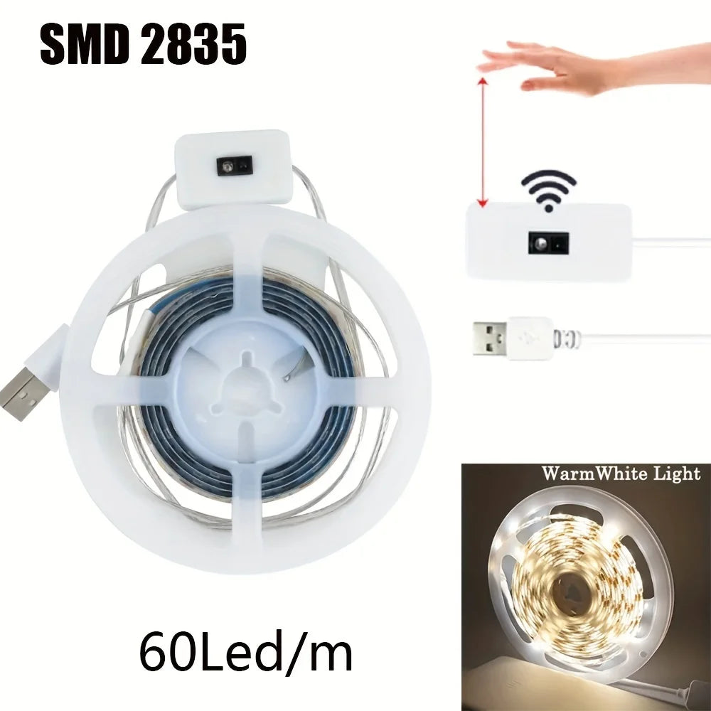 USB LED Strip with Hand-Wave Switch