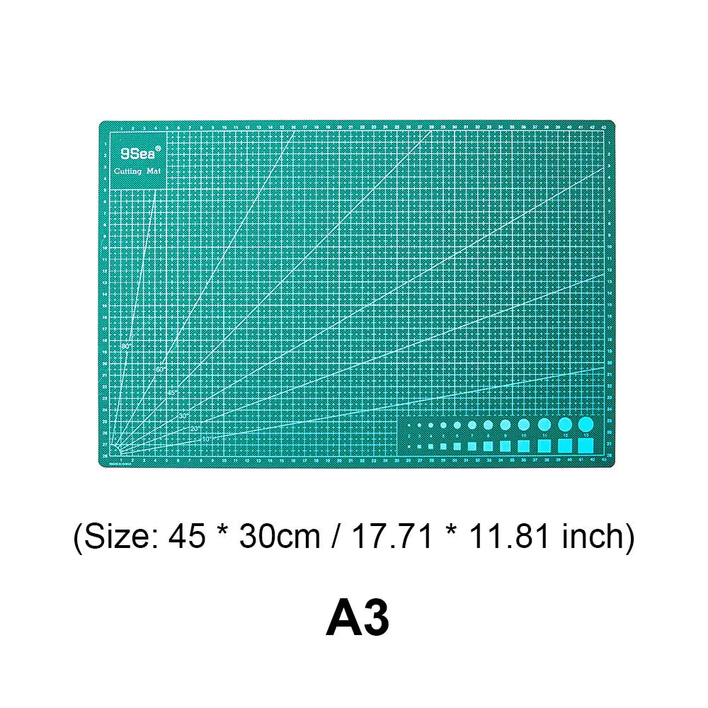 Gridded PVC Craft Cutting Mat, A1–A4